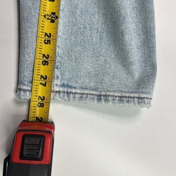 American Eagle Super High Rise Ankle Straight Jeans Size 4 - Picture 6 of 12